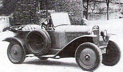 Opel grenouille (coté/avant)