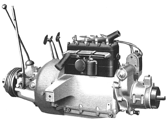Engine, carburettor side