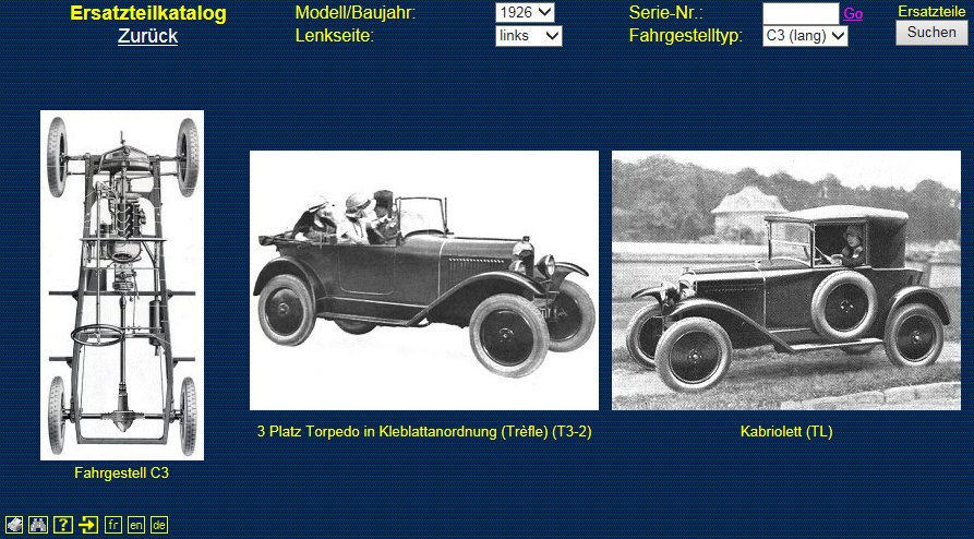 Ersatzteile zu Modell 1926
